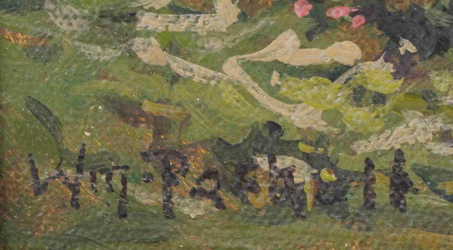 William Paskell Impressionista americano della Scuola della Montagna Bianca Pittura ad olio 2
