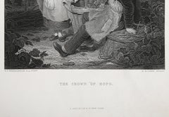 La corona di luppolo, incisione romantica da William Frederick Williams