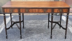 William French Minneapolis Mahogany Writing Desk, Circa 1890s