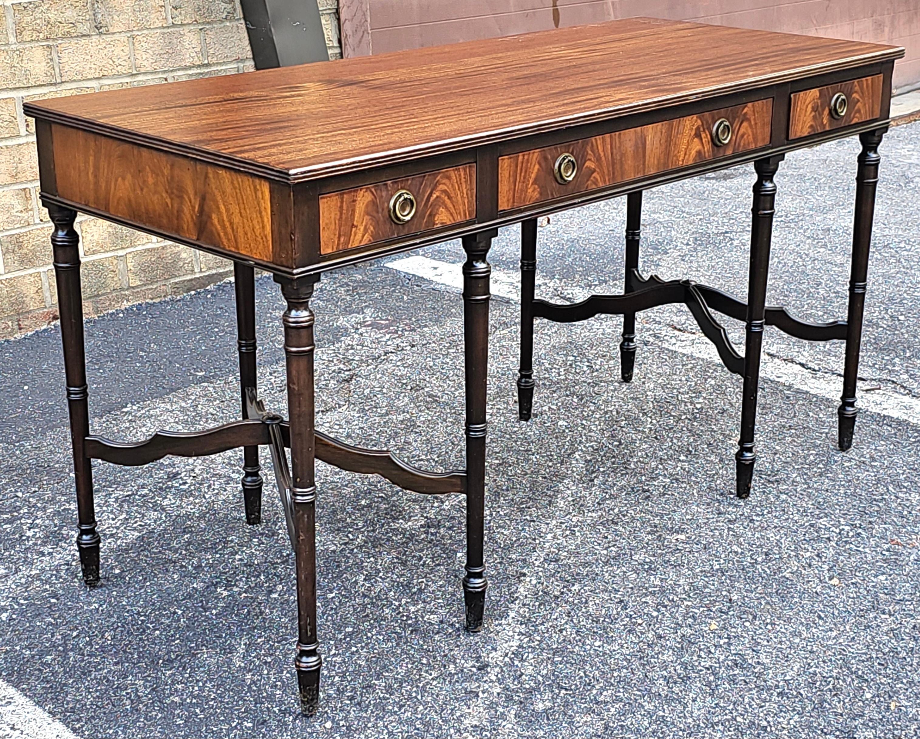 American William French Minneapolis Mahogany Writing Desk, Circa 1890s For Sale