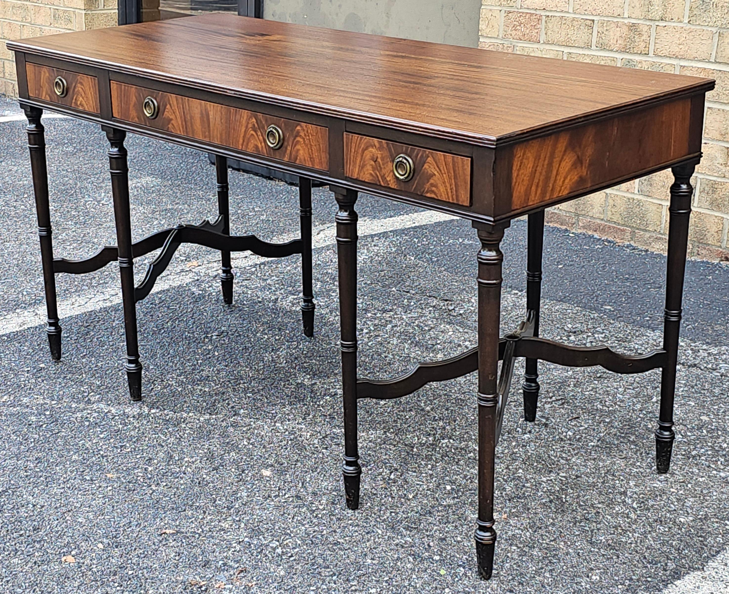William French Minneapolis Mahogany Writing Desk, Circa 1890s For Sale 1