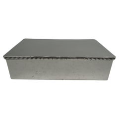 William G. DeMatteo Midcentury Modern Sterling Silver Box