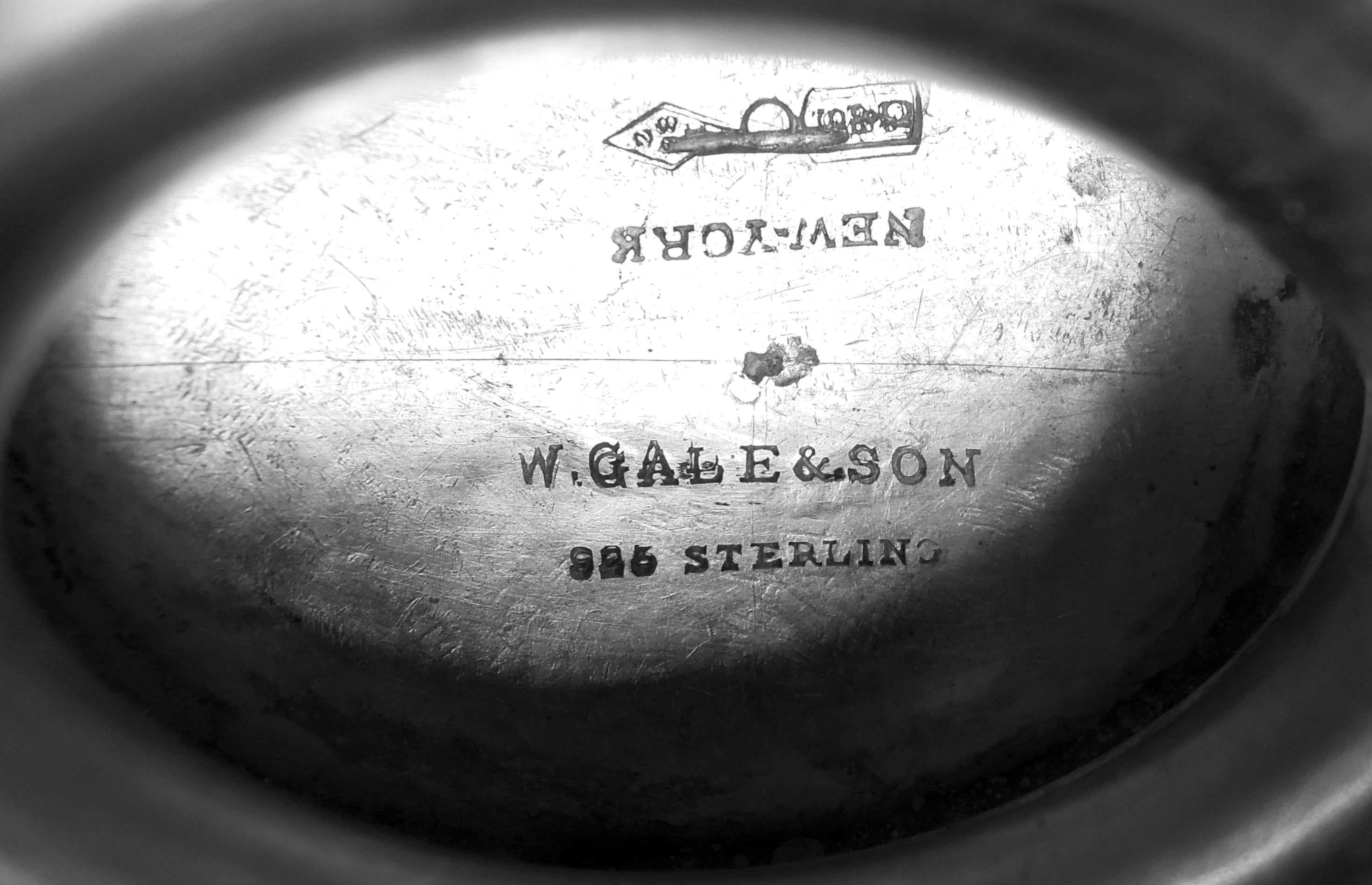 William Gale Medallion New York Classical Creamer & Sugar, 1862 4
