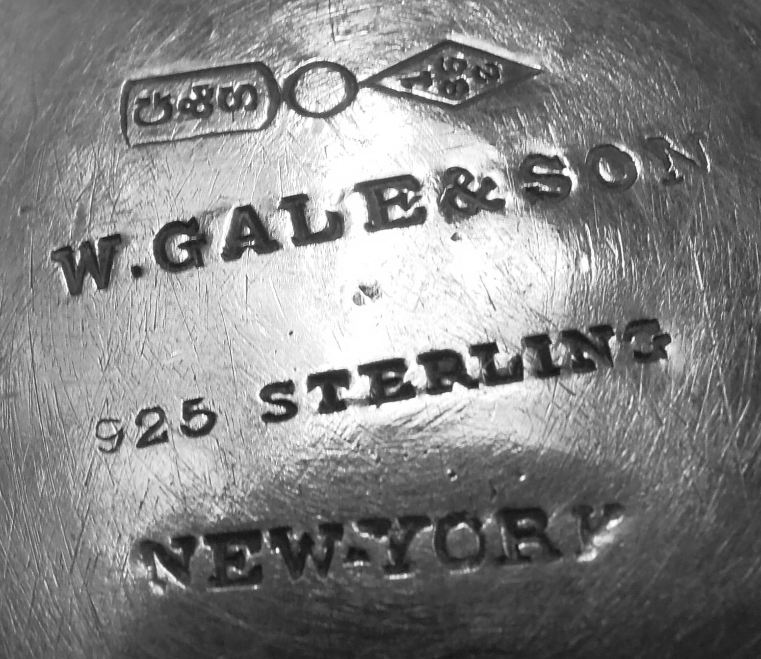 William Gale Medallion New York Classical Creamer & Sugar, 1862 5