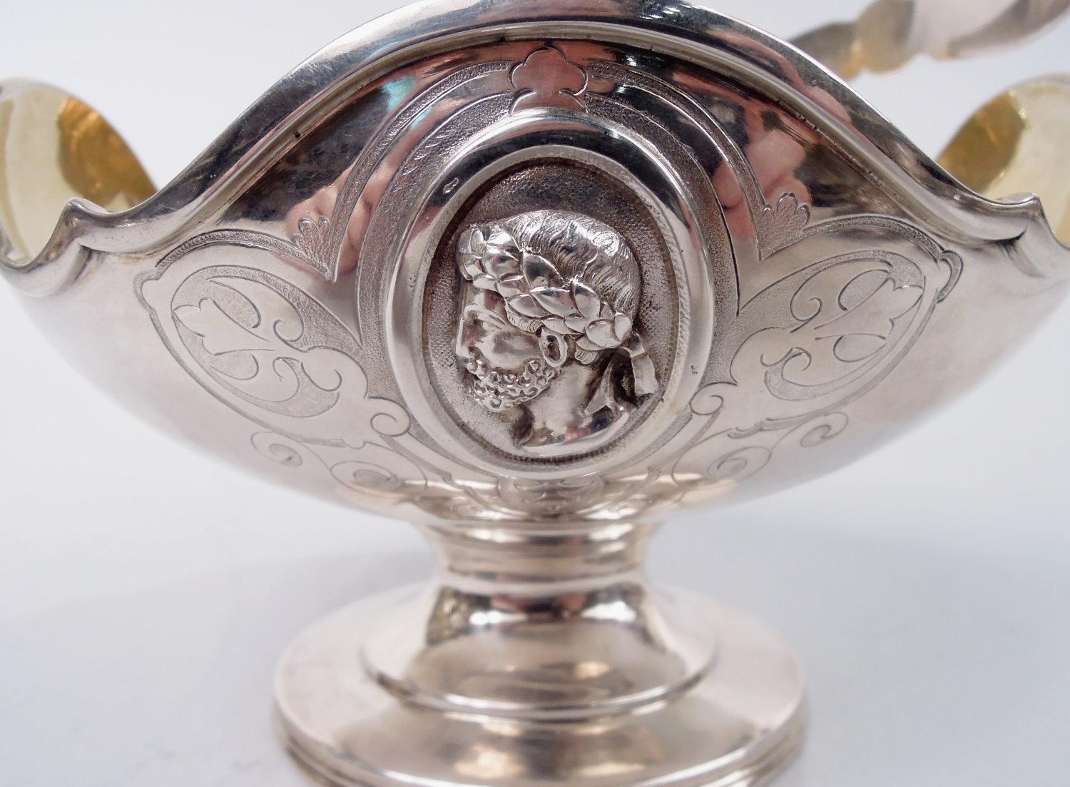 William Gale Medallion New York Classical Creamer & Sugar, 1862 2