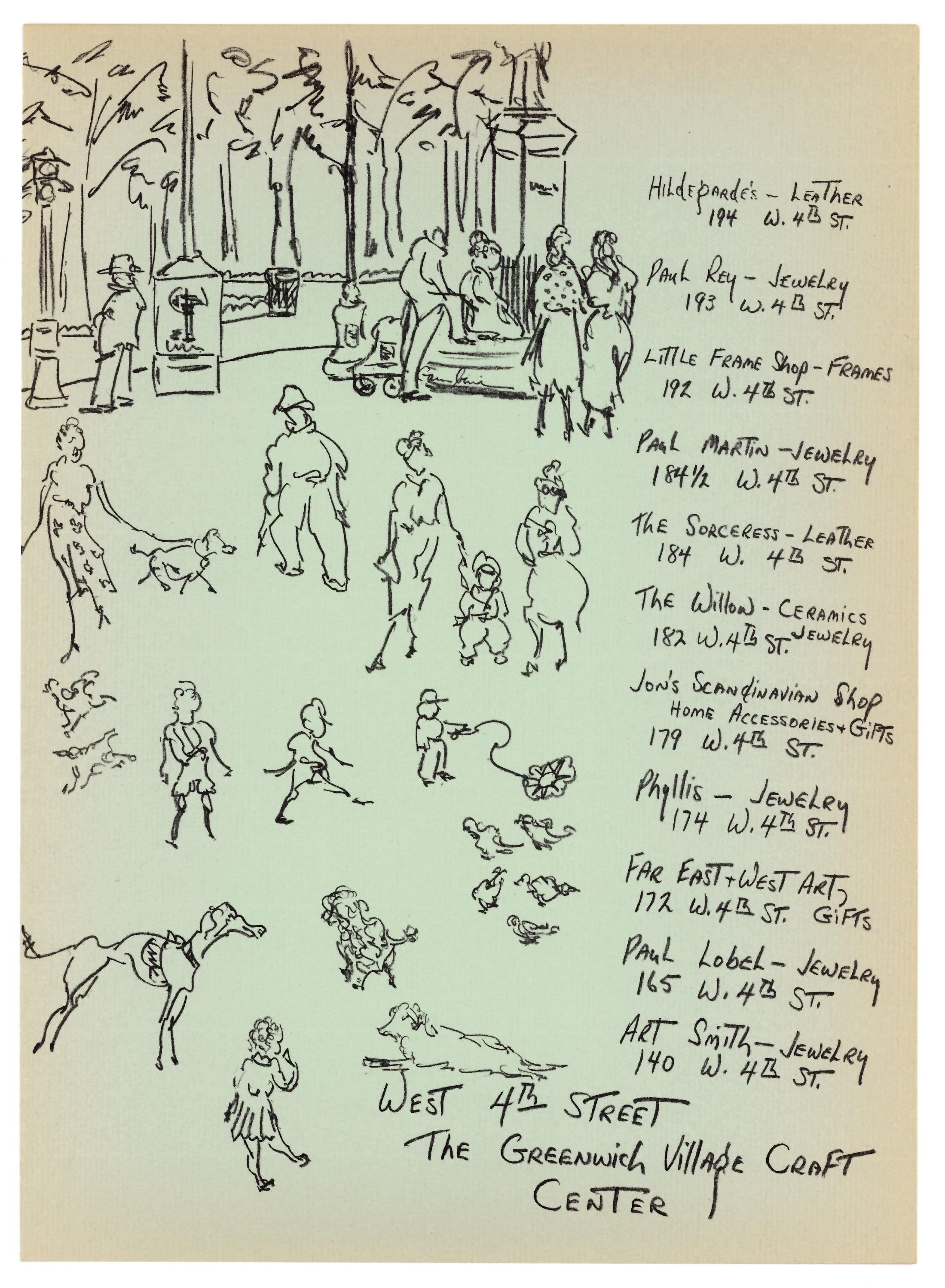 litografia originale - Print di William Gambini