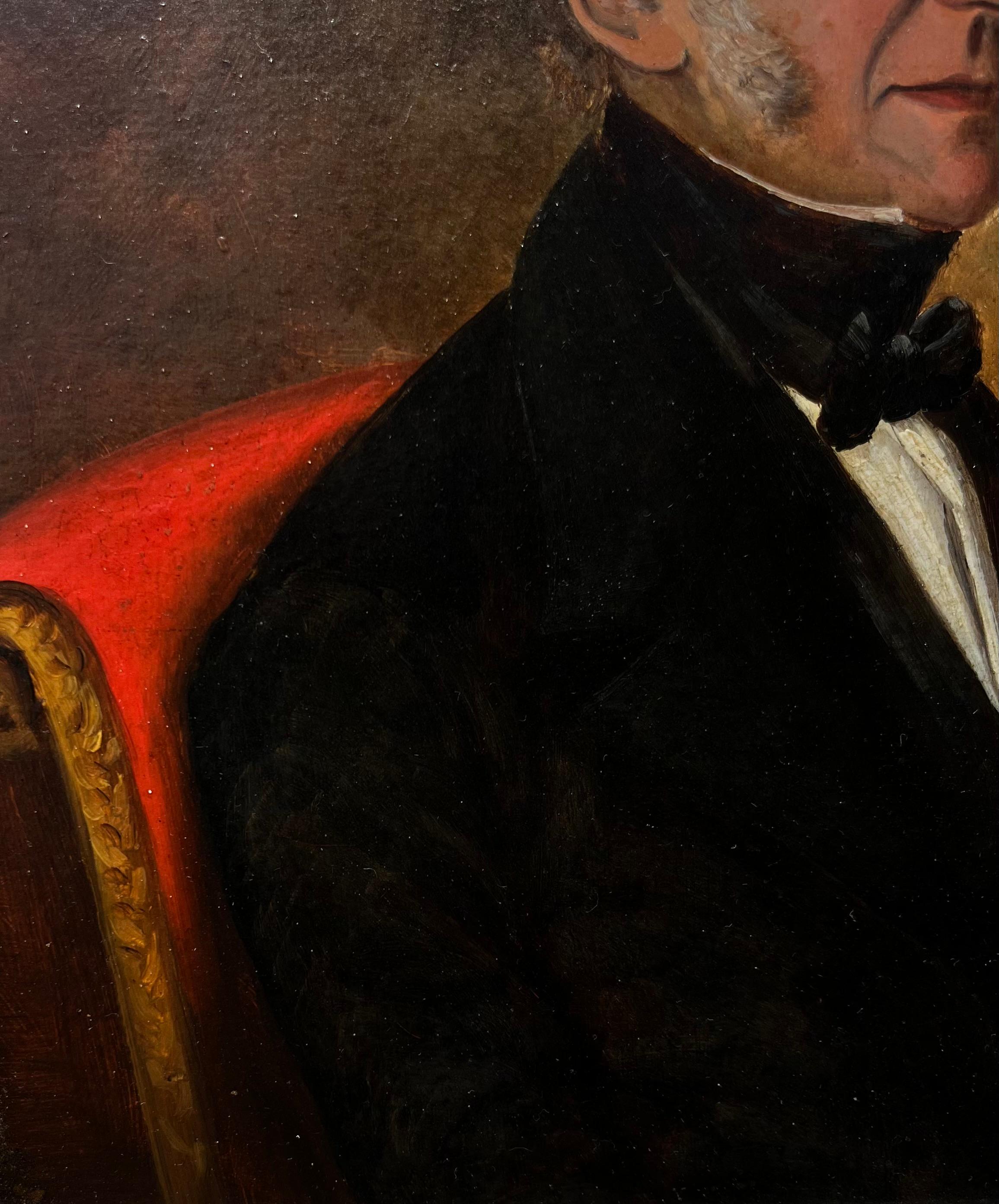 Portrait of President John Tyler - Painting by William Garl Brown