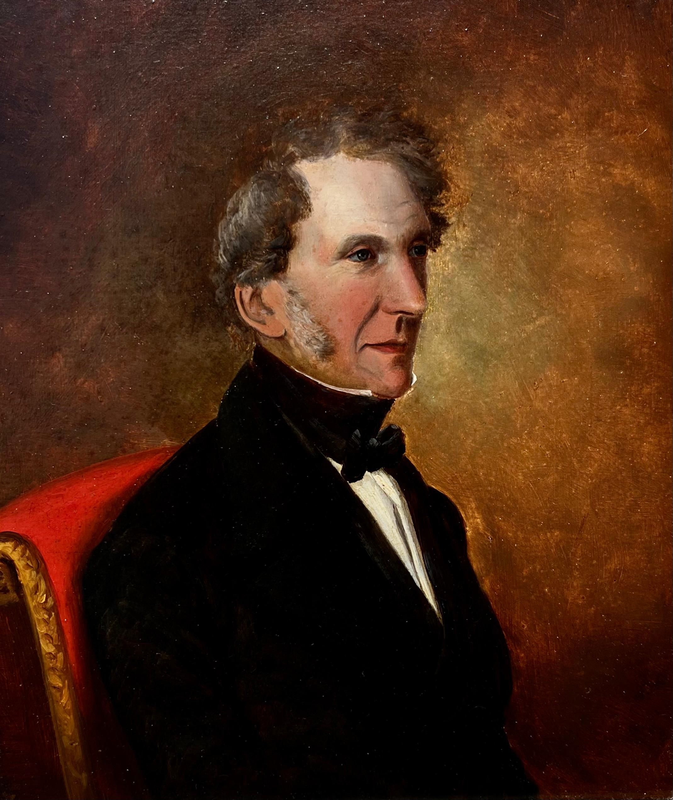 William Garl Brown Portrait Painting - Portrait of President John Tyler