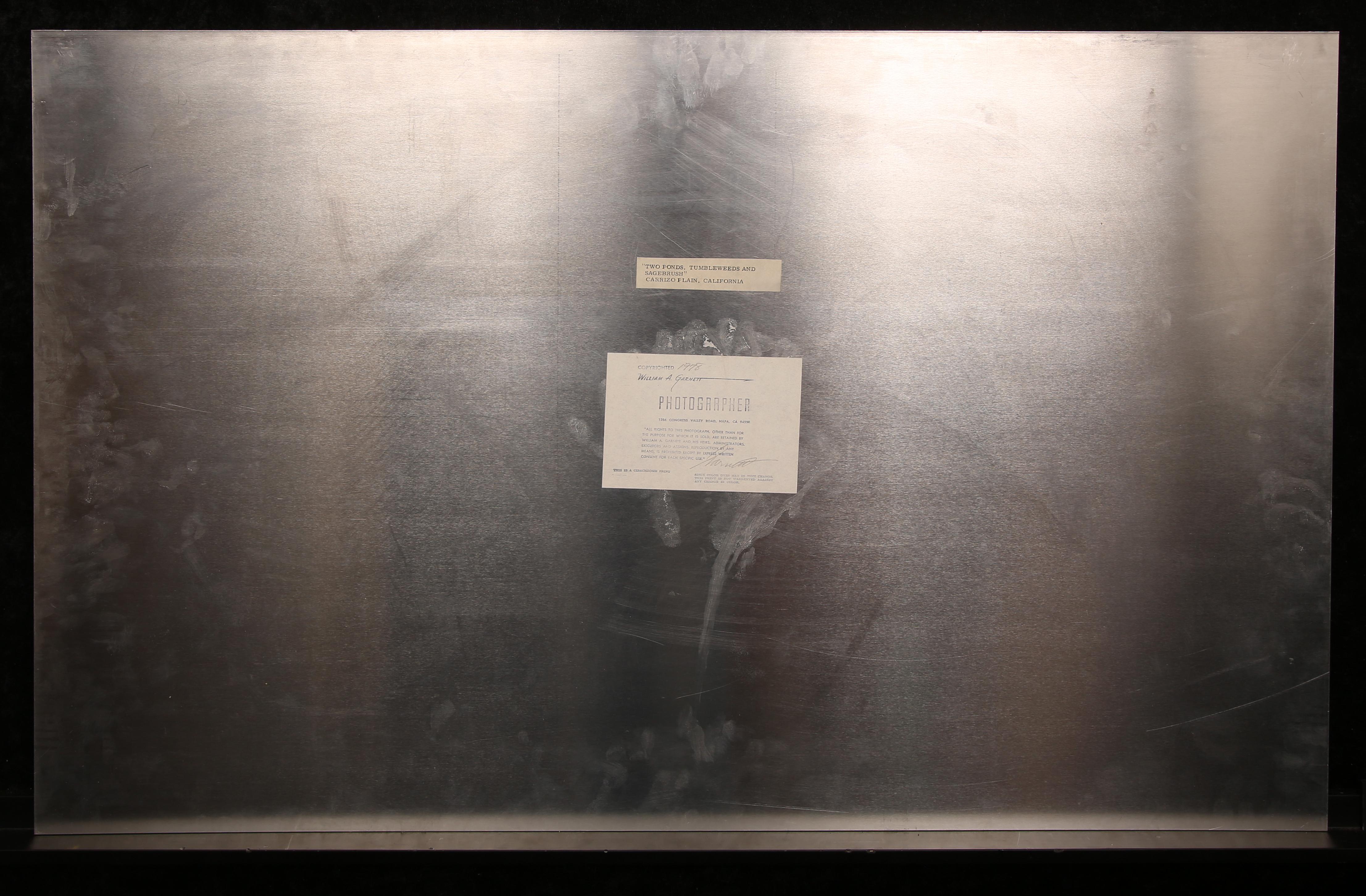 Garnett, William A. - [...] Tumbleweeds and Sagebrush, Fotografie - handsigniert 1