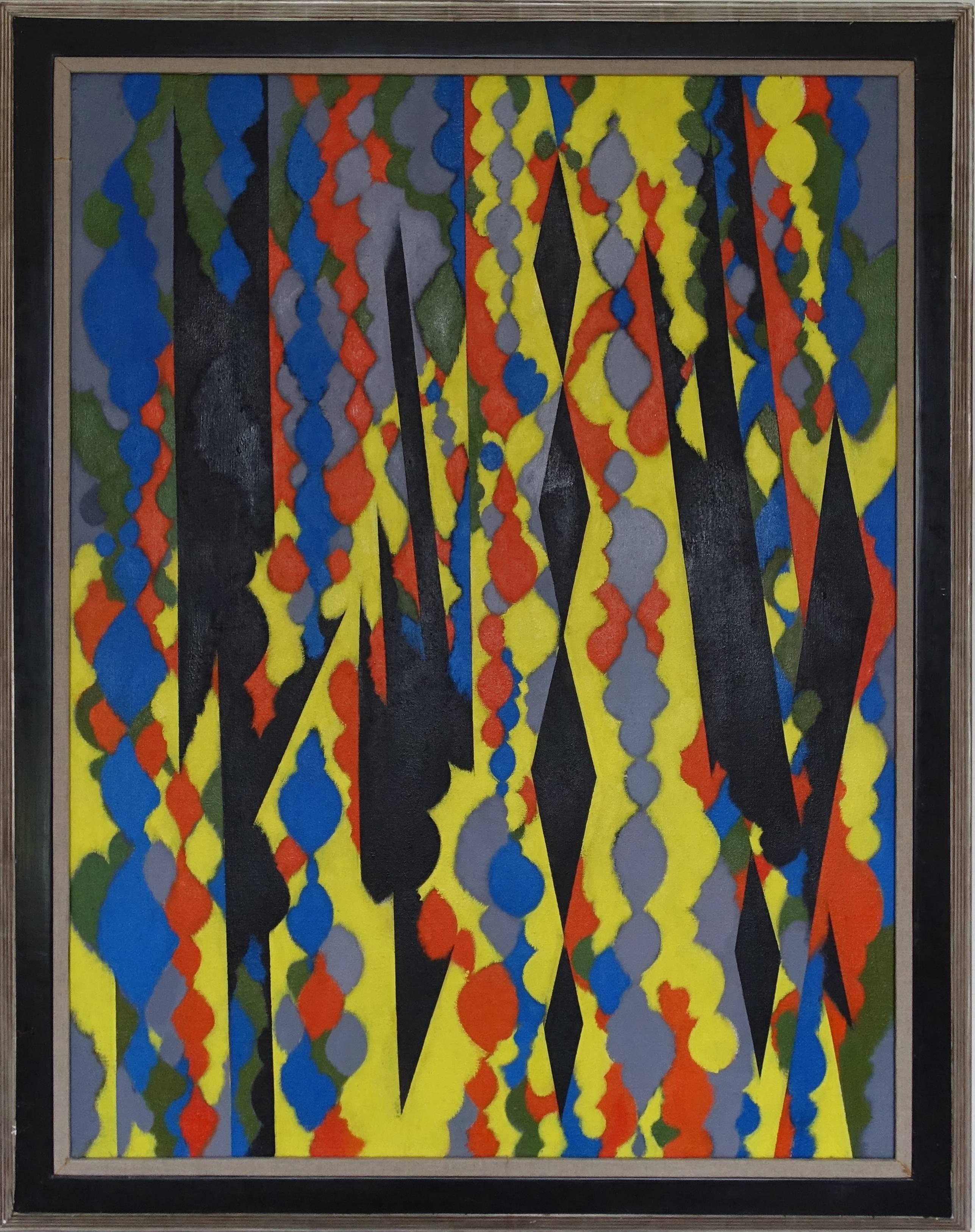 William Gear Diamond Structure British Sixties Abstract