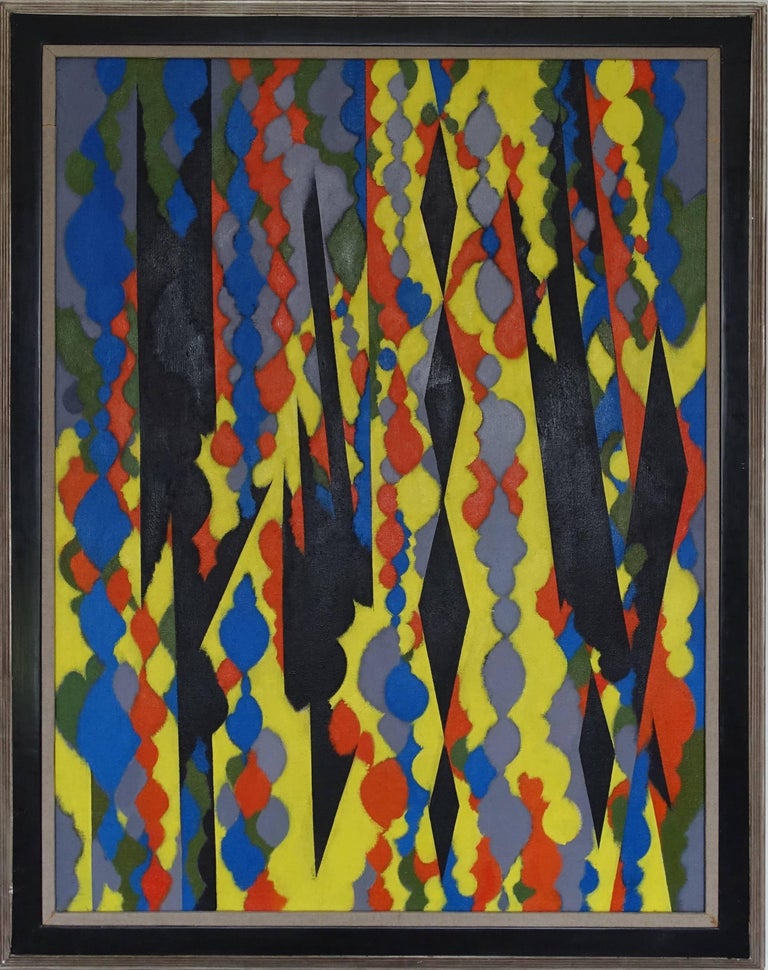 William Gear Diamond Structure British Sixties Abstract