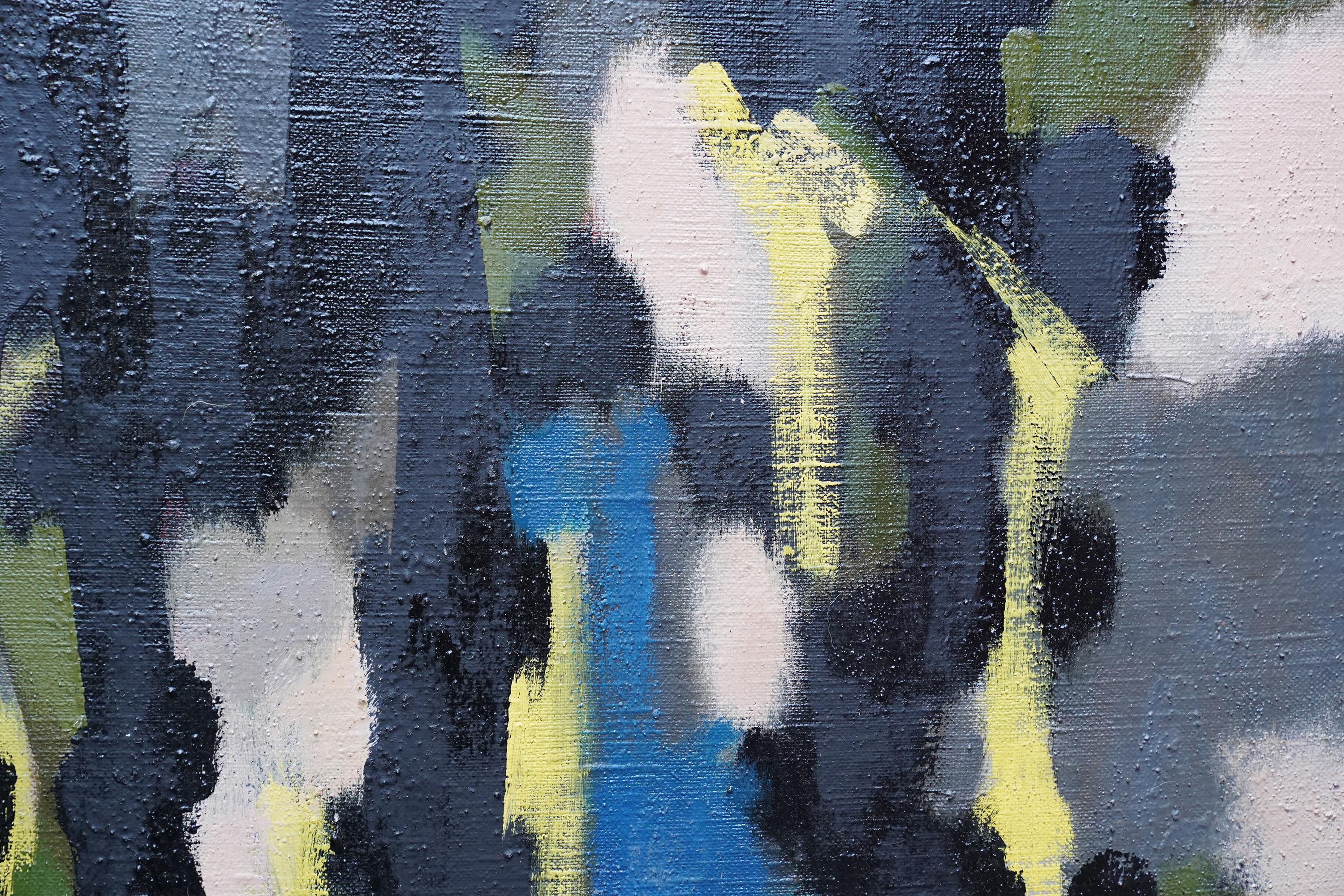 Landscape Element Dec '59 - Scottish Abstract Expressionist art oil painting For Sale 2