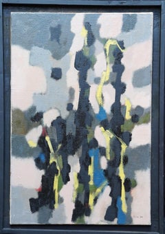 Elemento Paisaje Dic '59 - Pintura al óleo arte expresionista abstracto escocés
