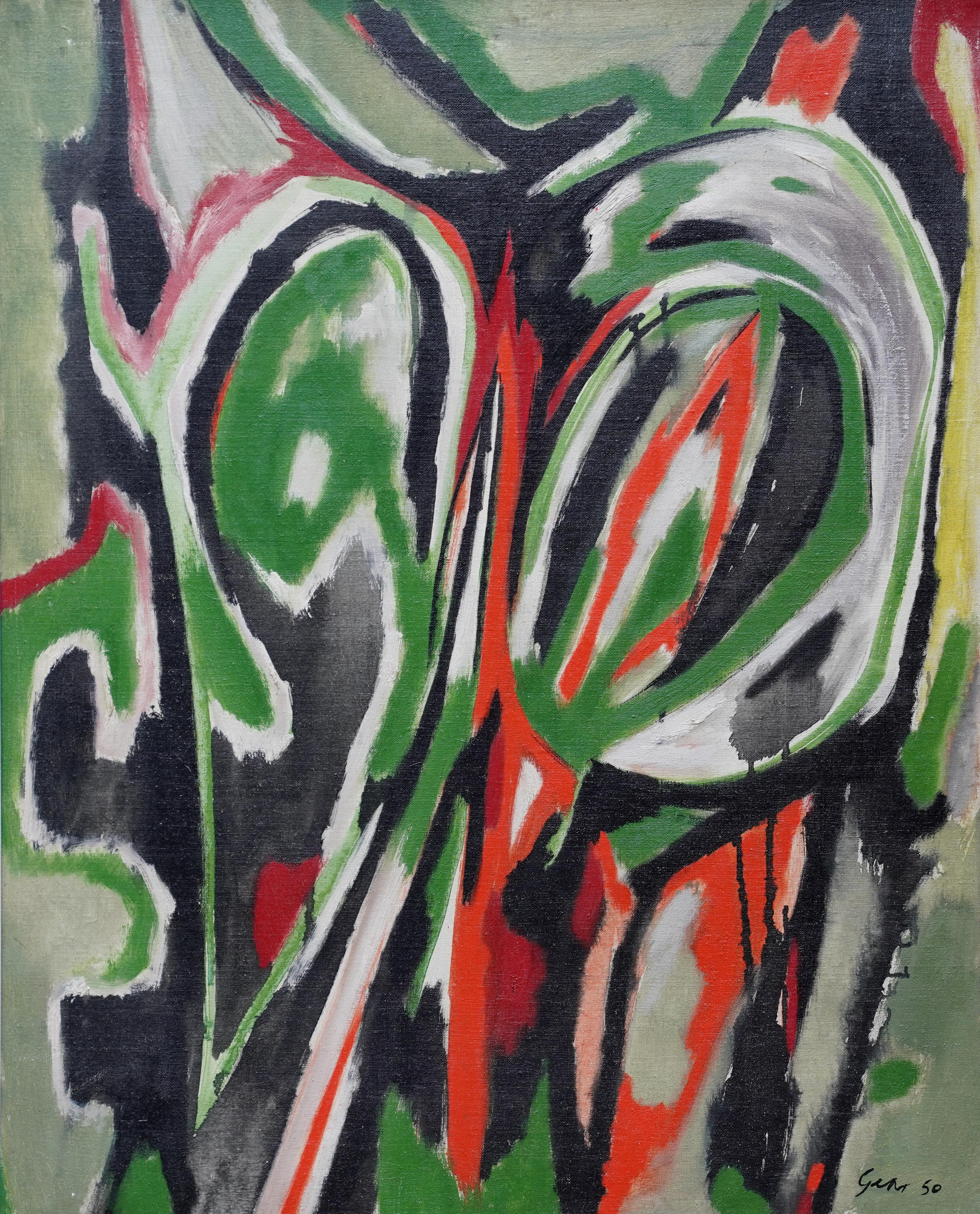 Spring Passage - Scottish art Abstract Expressionist oil painting Cobra Paris  For Sale 9