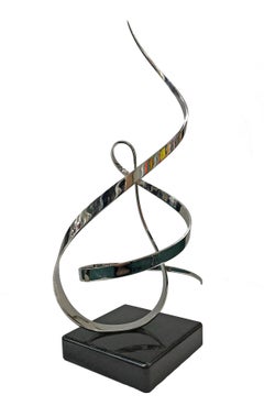 Untitled (kinetic stainless steel sculpture)
