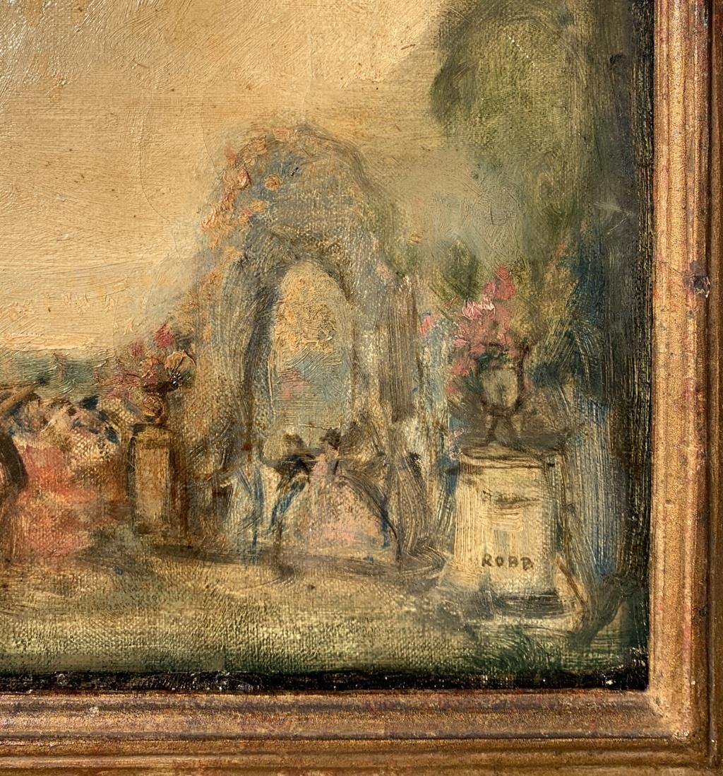 William George Robb - Quadro inglese del primo Novecento - Scena galante 3