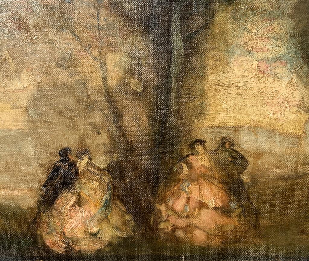 William George Robb - Quadro inglese del primo Novecento - Scena galante 3