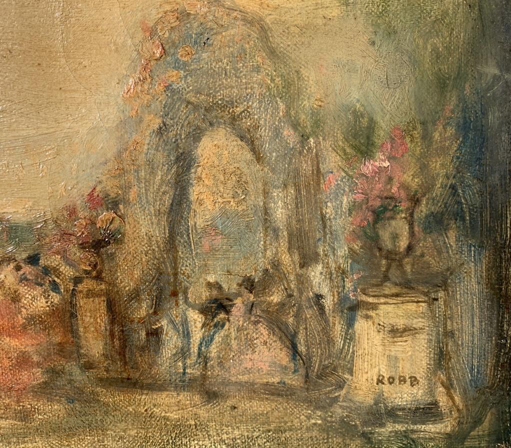 William George Robb - Quadro inglese del primo Novecento - Scena galante 8