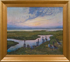 u2028Oies dans les marais, Falsterbo, 1918