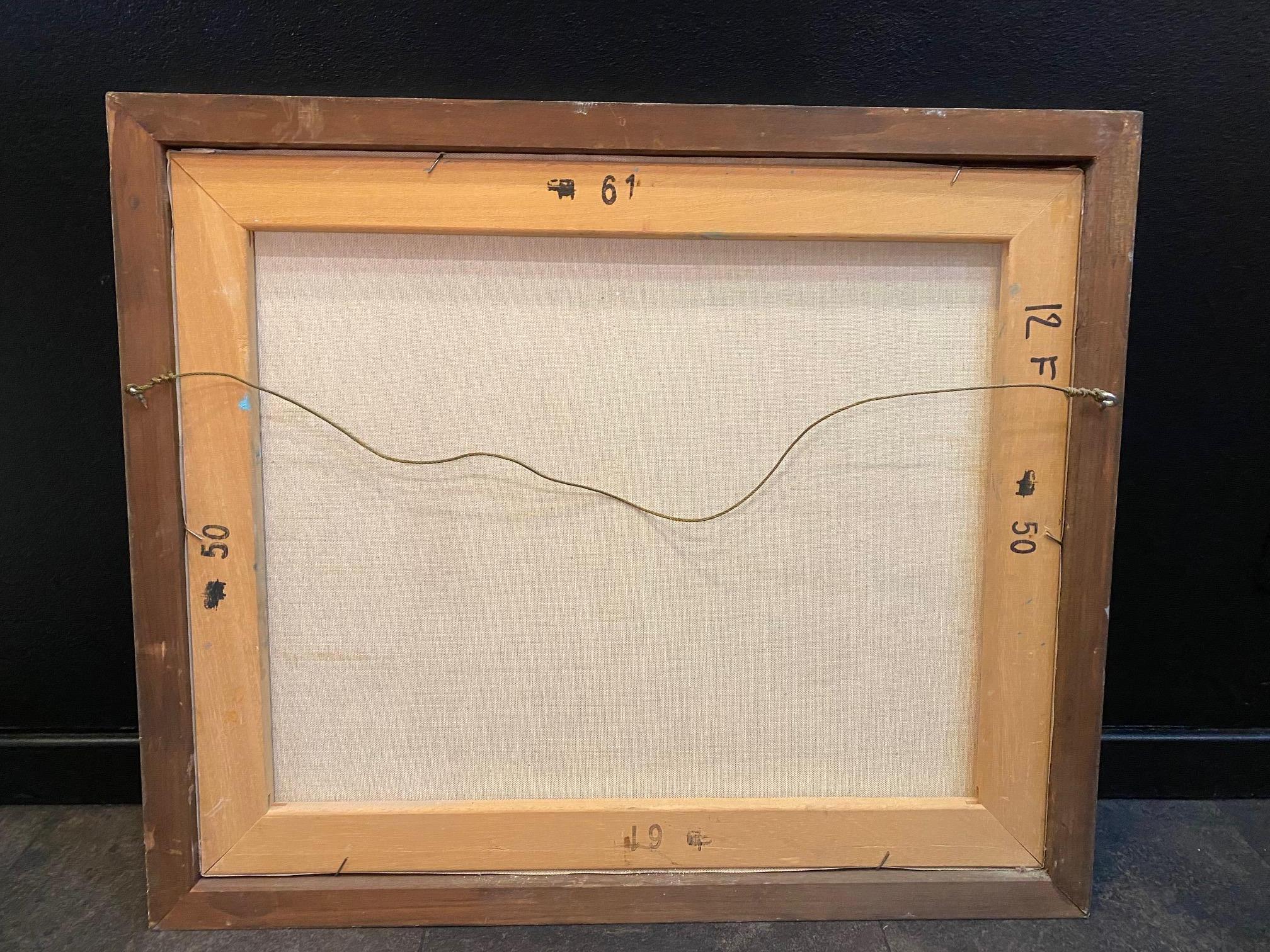 „Excavator“ von William GOLIASCH - Öl auf Leinwand 50x61 cm im Angebot 2
