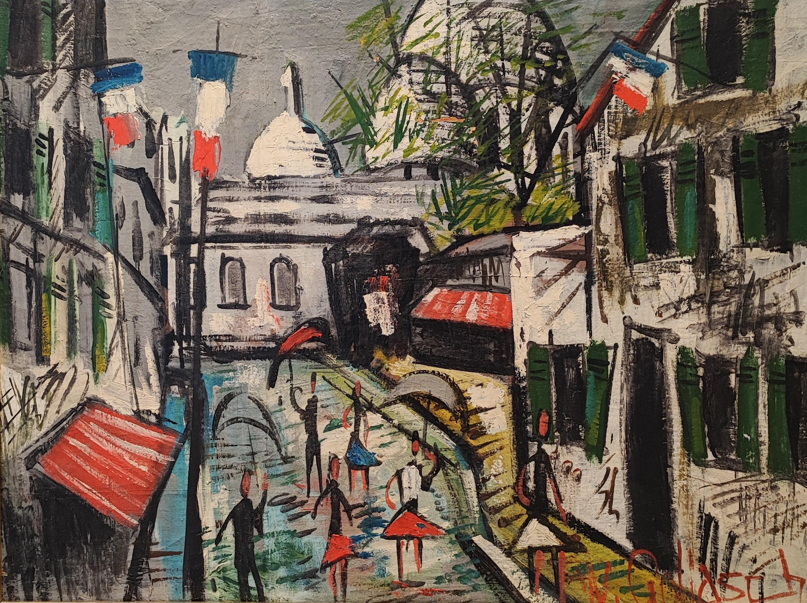 William Goliasch Landscape Painting - Montmartre, Paris