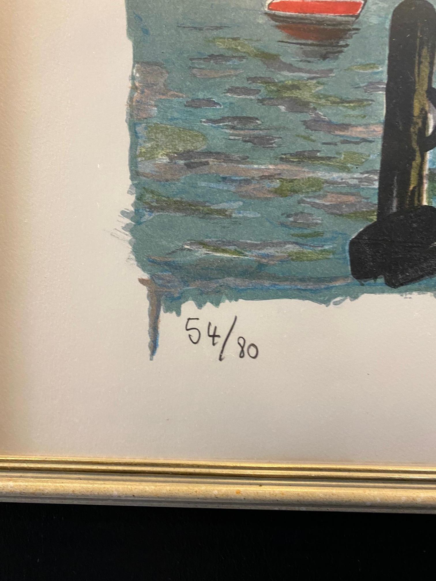 Pontón a Ruth de William Goliasch - Impresión 50x66 cm en venta 4