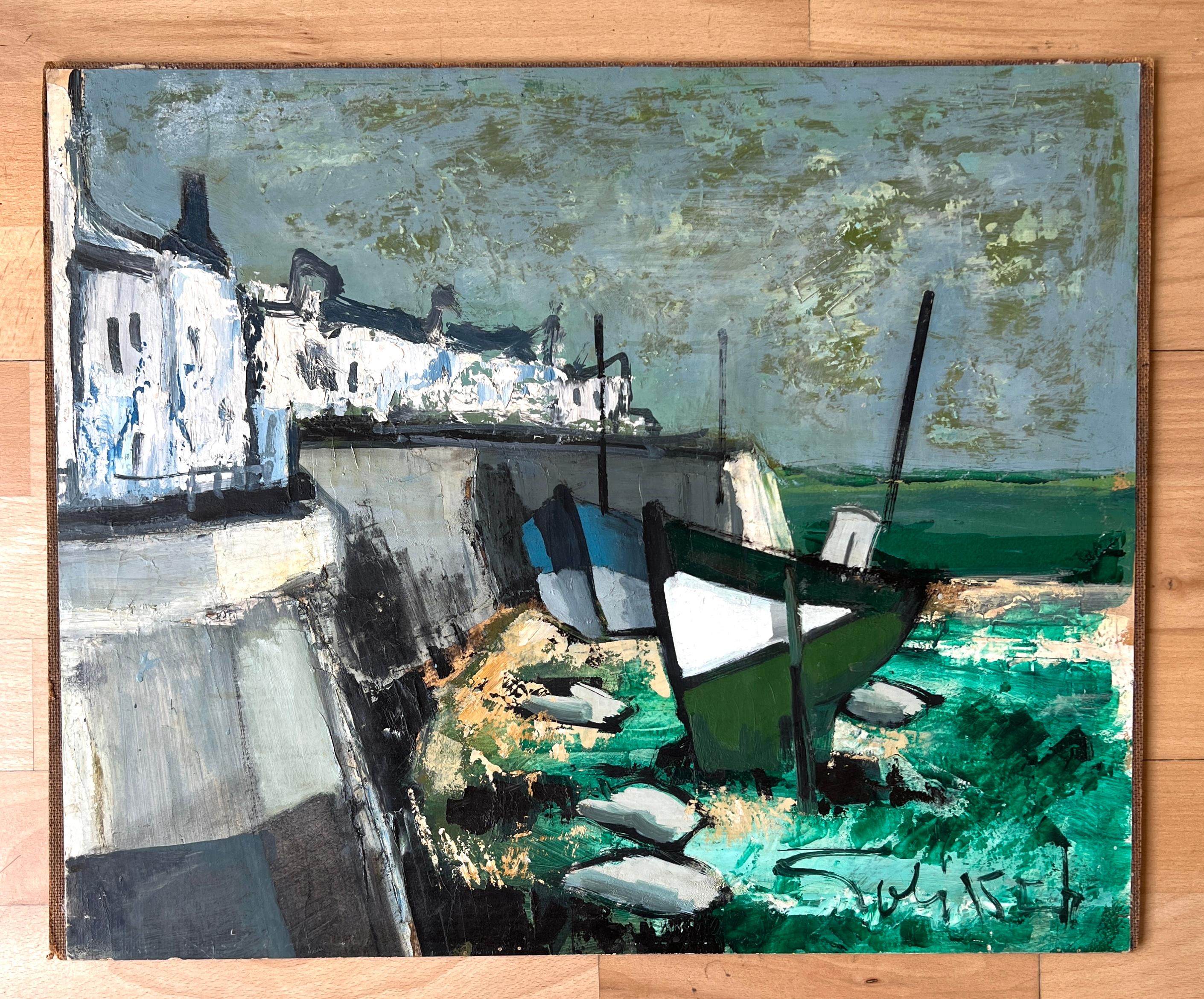Seaside, Brittany - Painting by William Goliasch