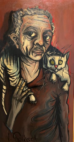 Walking avec mon chat sur mes épaules