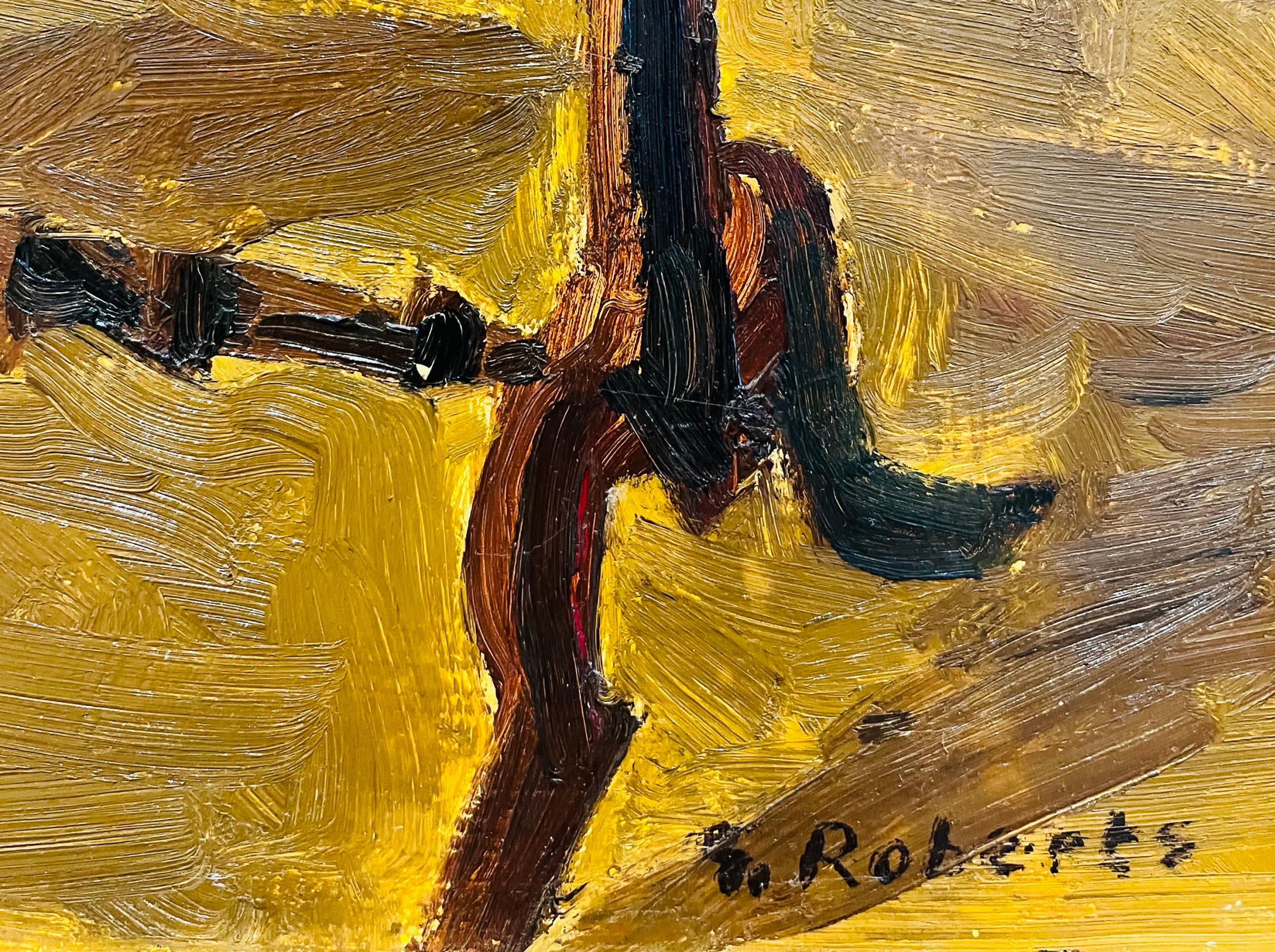 William Goodridge Roberts, canadiense, 1904-1974
sin título
Óleo sobre tabla
20 x 16 pulg. 
Firmado abajo a la derecha;
procedencia: Galería Kastel
enmarcado