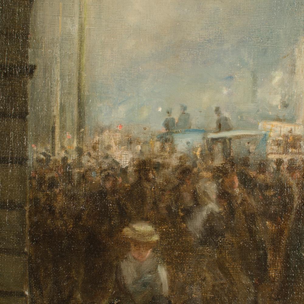 William Gordon Burn-Murdoch (británico, 1862 - 1939)  Escena callejera europea siglo XX en venta