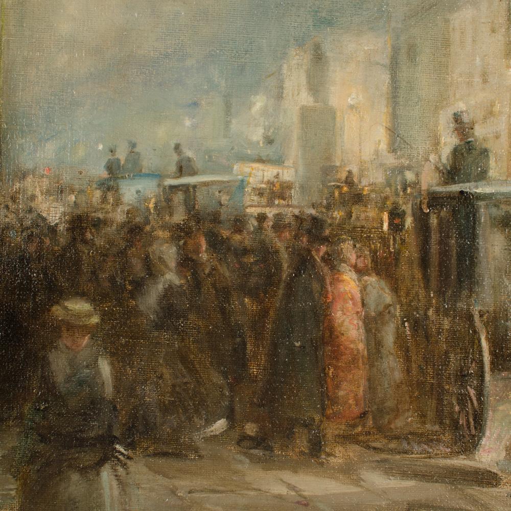 William Gordon Burn-Murdoch (británico, 1862 - 1939)  Escena callejera europea Lienzo en venta