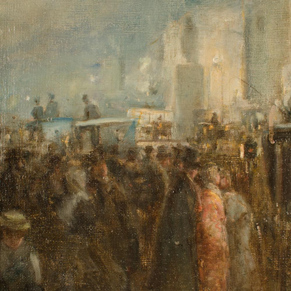 William Gordon Burn-Murdoch (británico, 1862 - 1939)  Escena callejera europea en venta 2