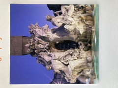 Fotografía de William Gray Harris en Carvas: «La fuente de los Cuatro Ríos, Piazza Navona»