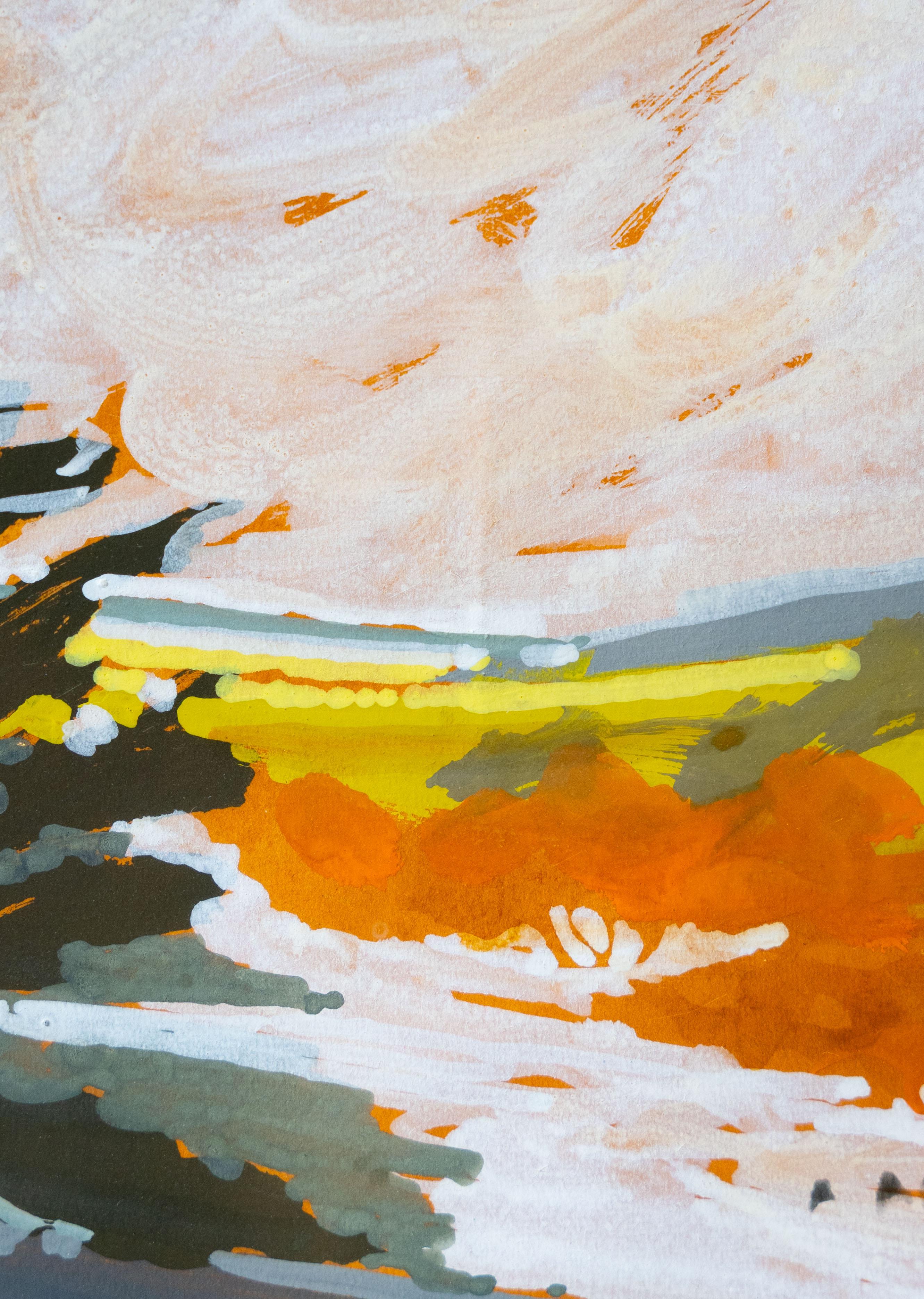 Connemara Landschaftsbild Irland – Painting von William Gronow-Davis