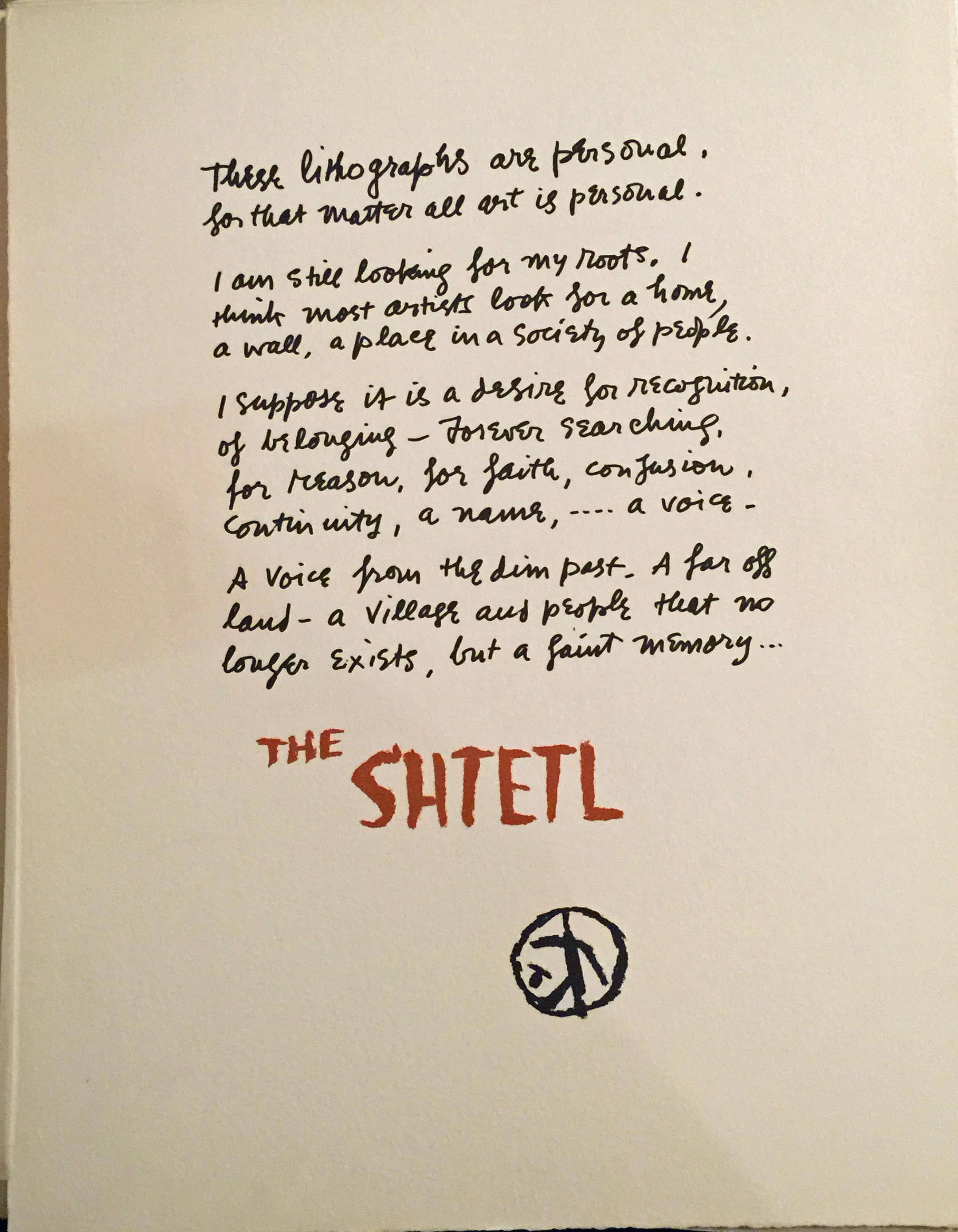 THE SHTETL - Print by William Gropper
