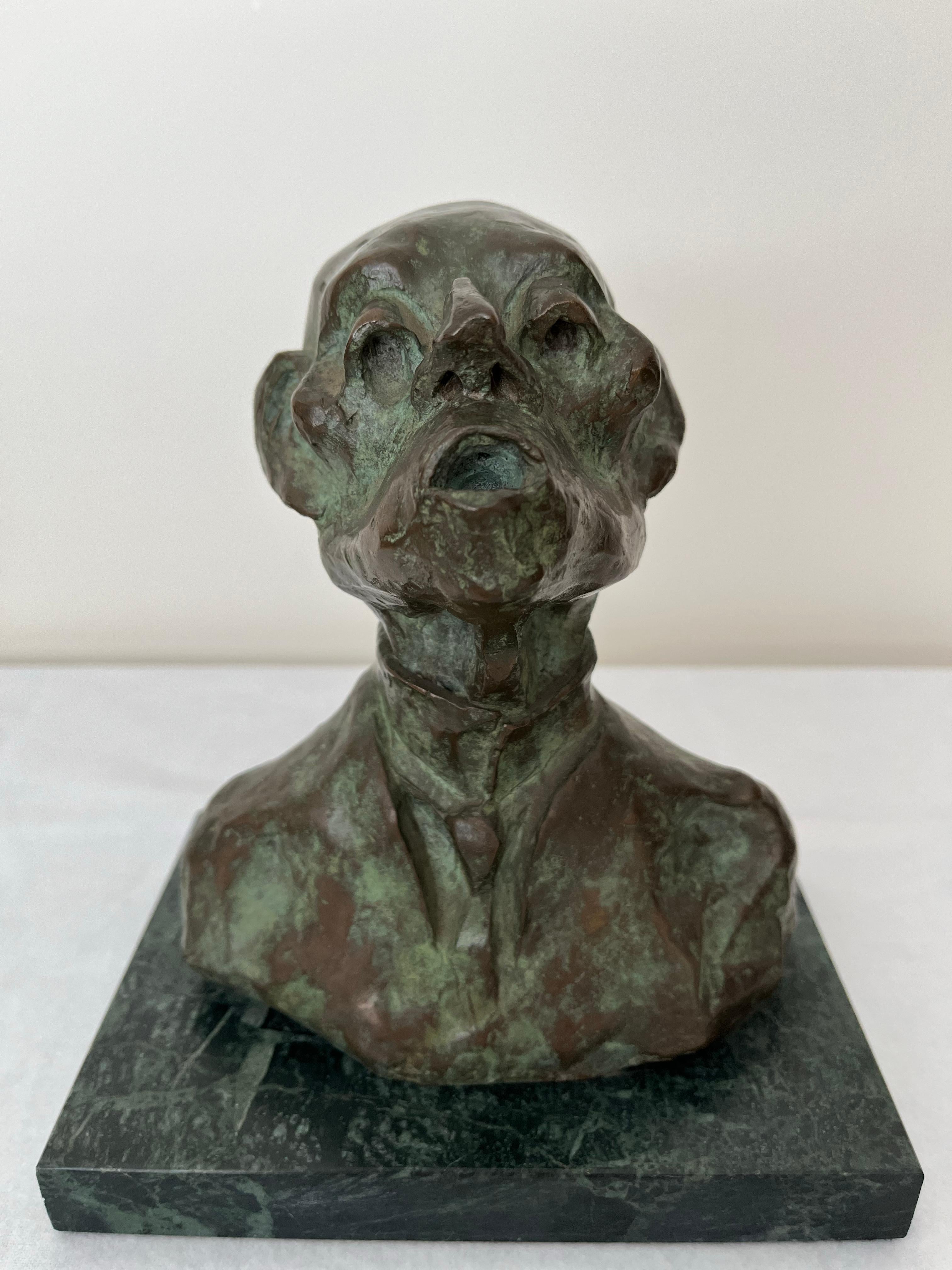 William Gropper Figurative Sculpture - Orator Mid 20th Century Social Realism Modern Politics American Scene Sculpture