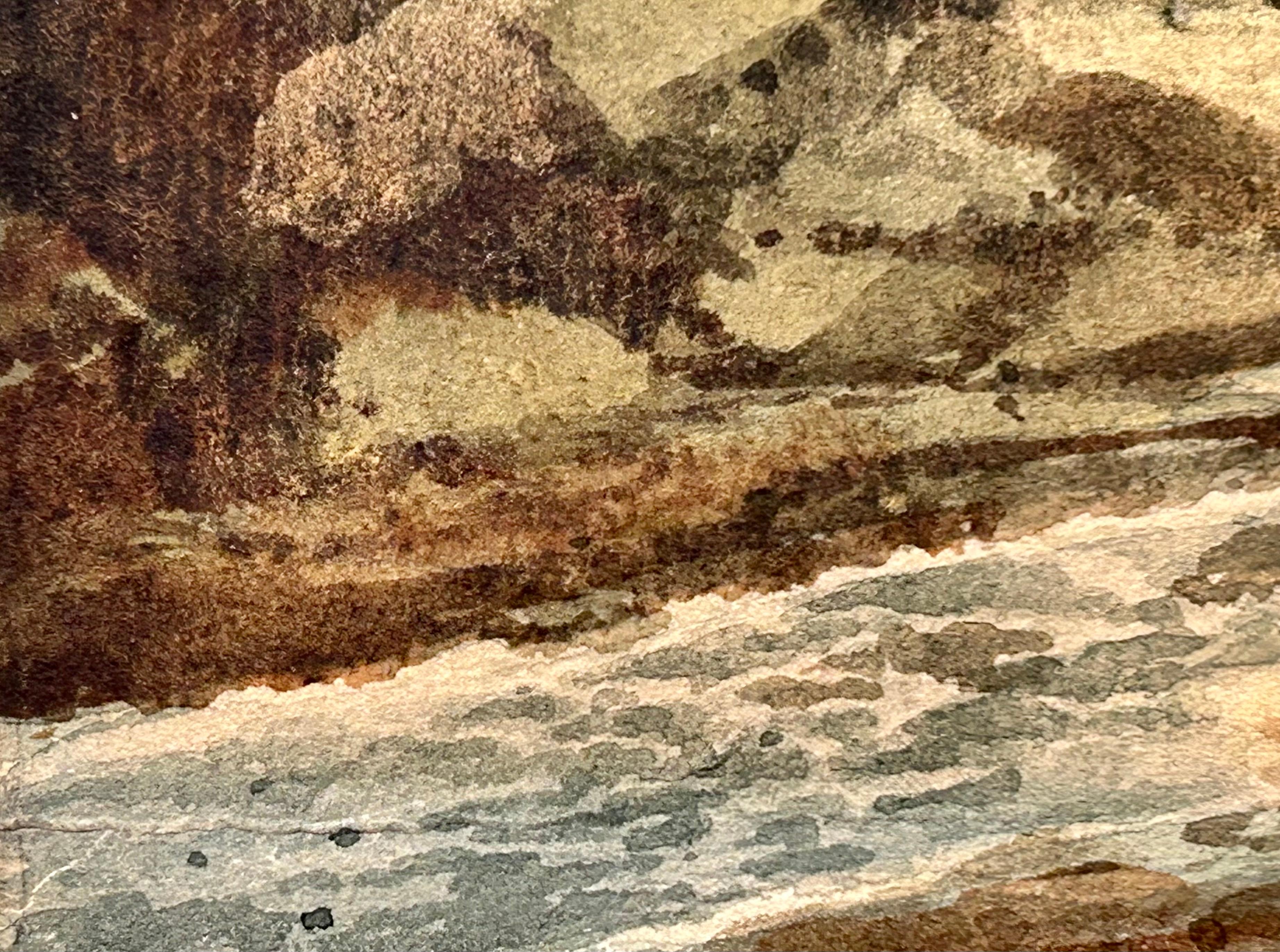 William Guy Wall, renombrado artista de principios del siglo XIX, es célebre por sus exquisitas pinturas de paisajes, y en particular por esta acuarela. Este cuadro, titulado 