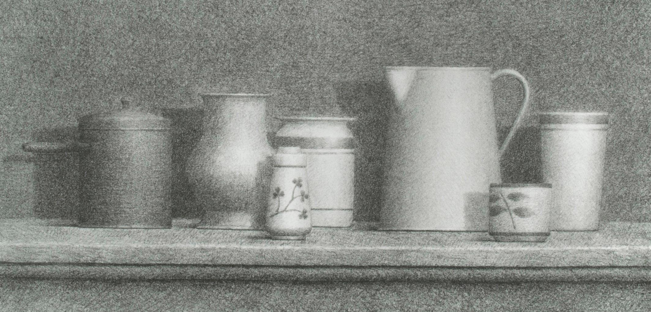 Still Life No. 5 - Gray Still-Life Print by William H. Bailey