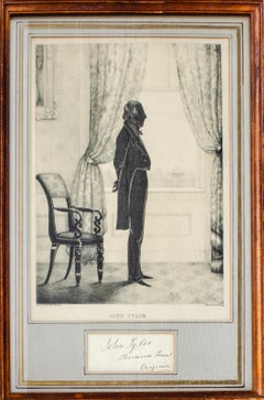 Portrait présidentielle de John Tyler par William Henry Brown