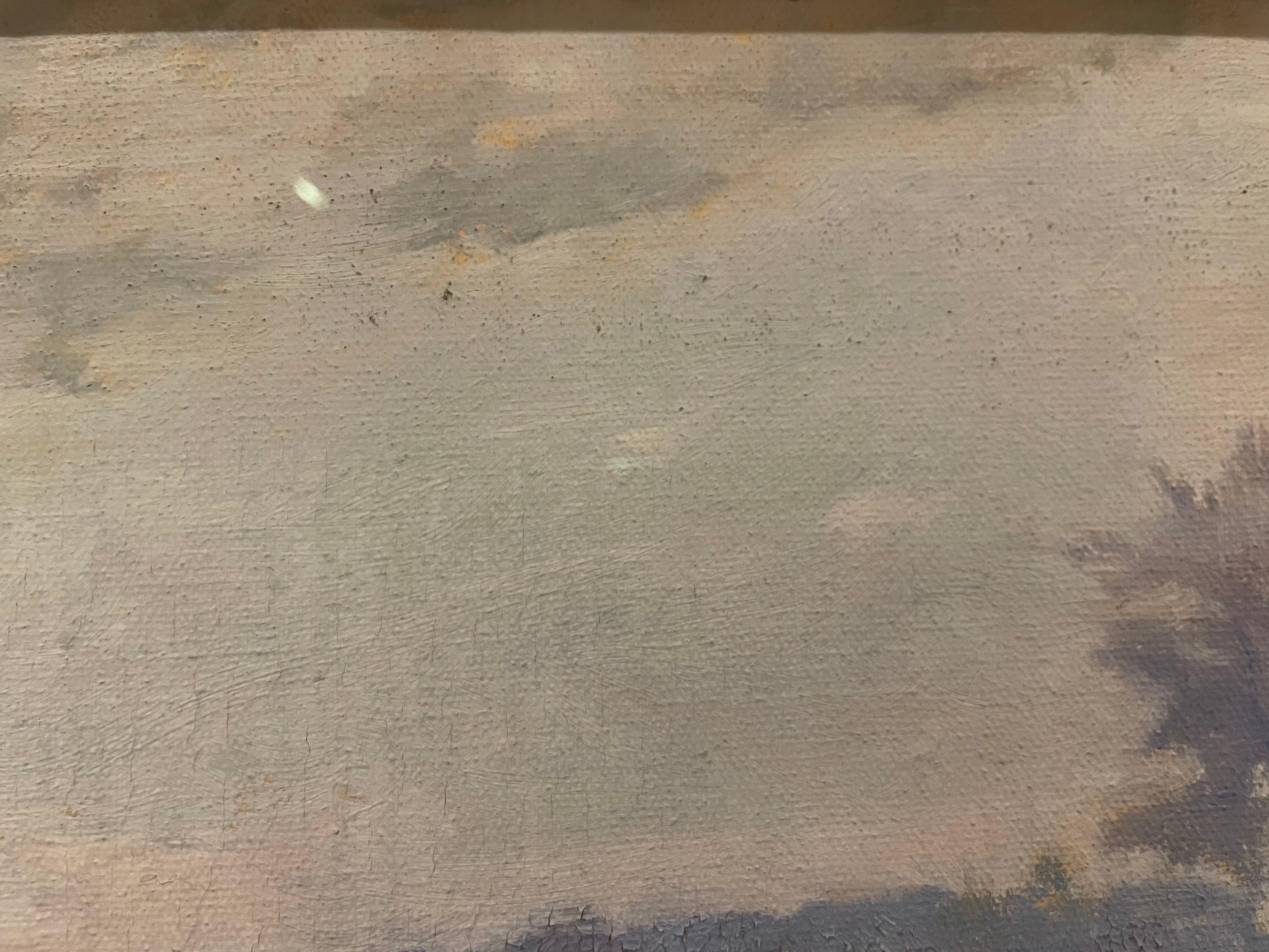 Weiche Schatten, Ende 19./Anfang 20. Jahrhundert Landschaft mit Heu, Erntezeit im Angebot 8