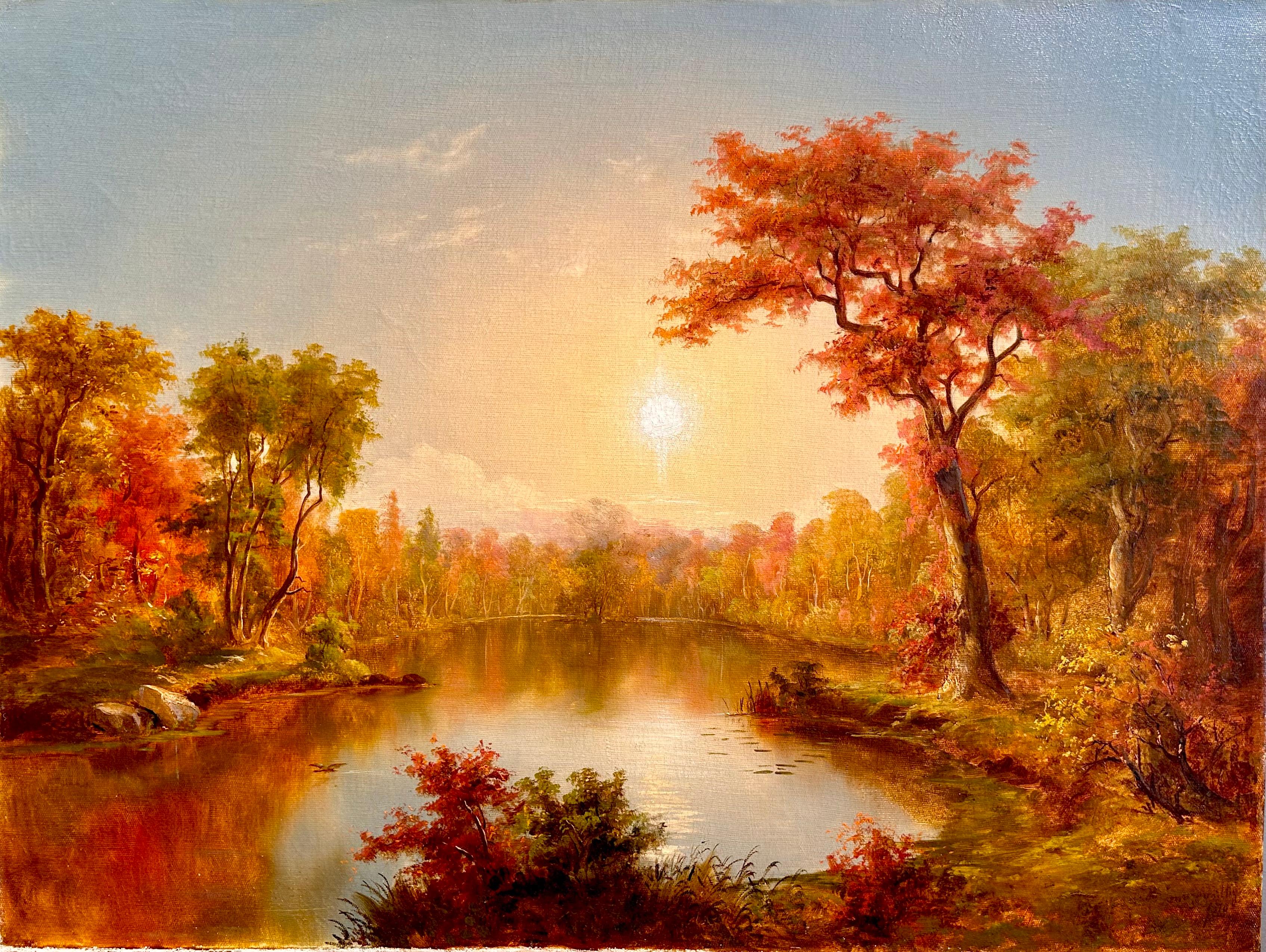 Oil Sunset titled 