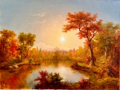 Oil Sunset titled "Virginia Sunset"