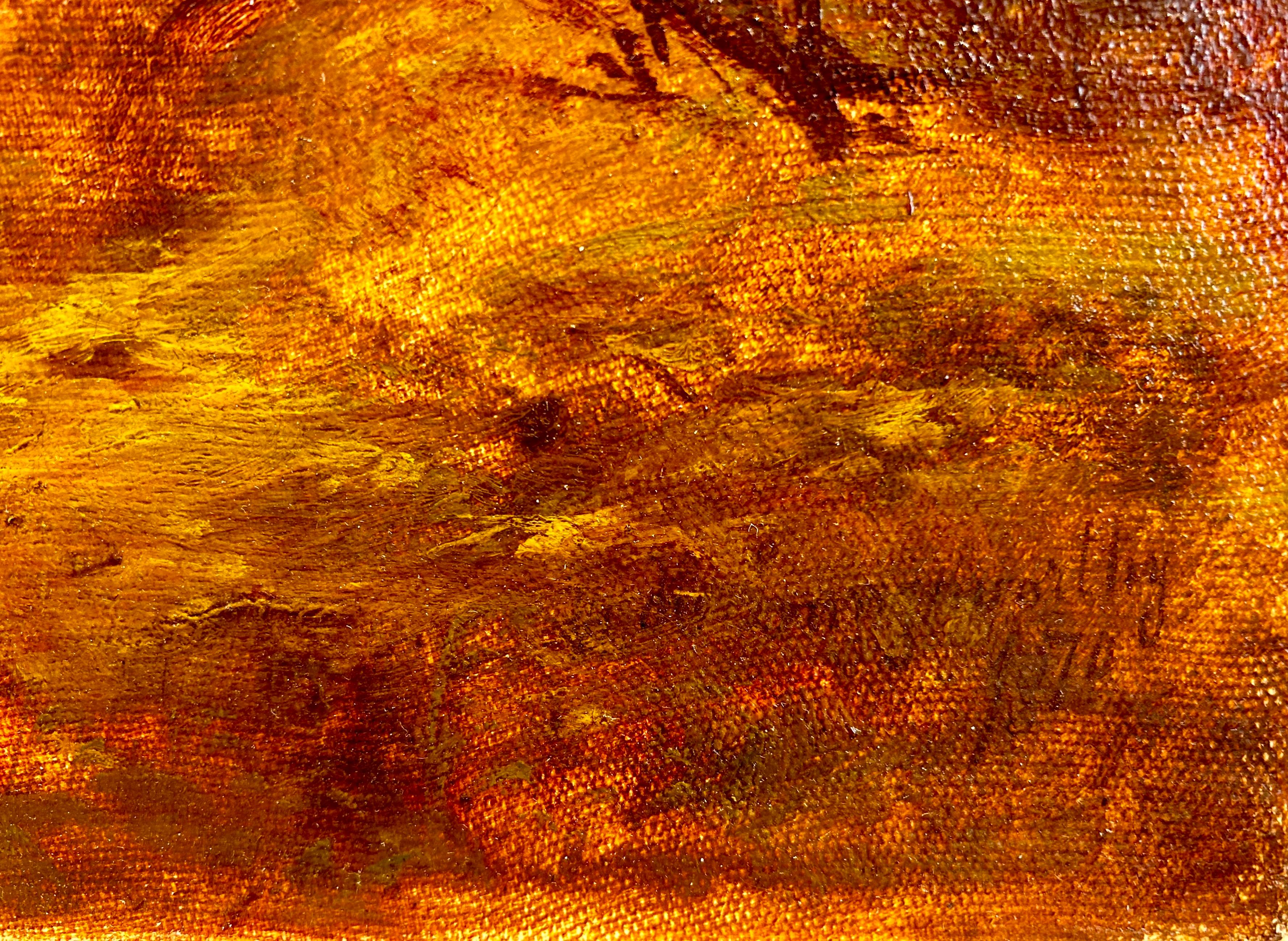 Oil Sunset titled 