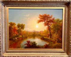 Oil Sunset titled "Virginia Sunset"