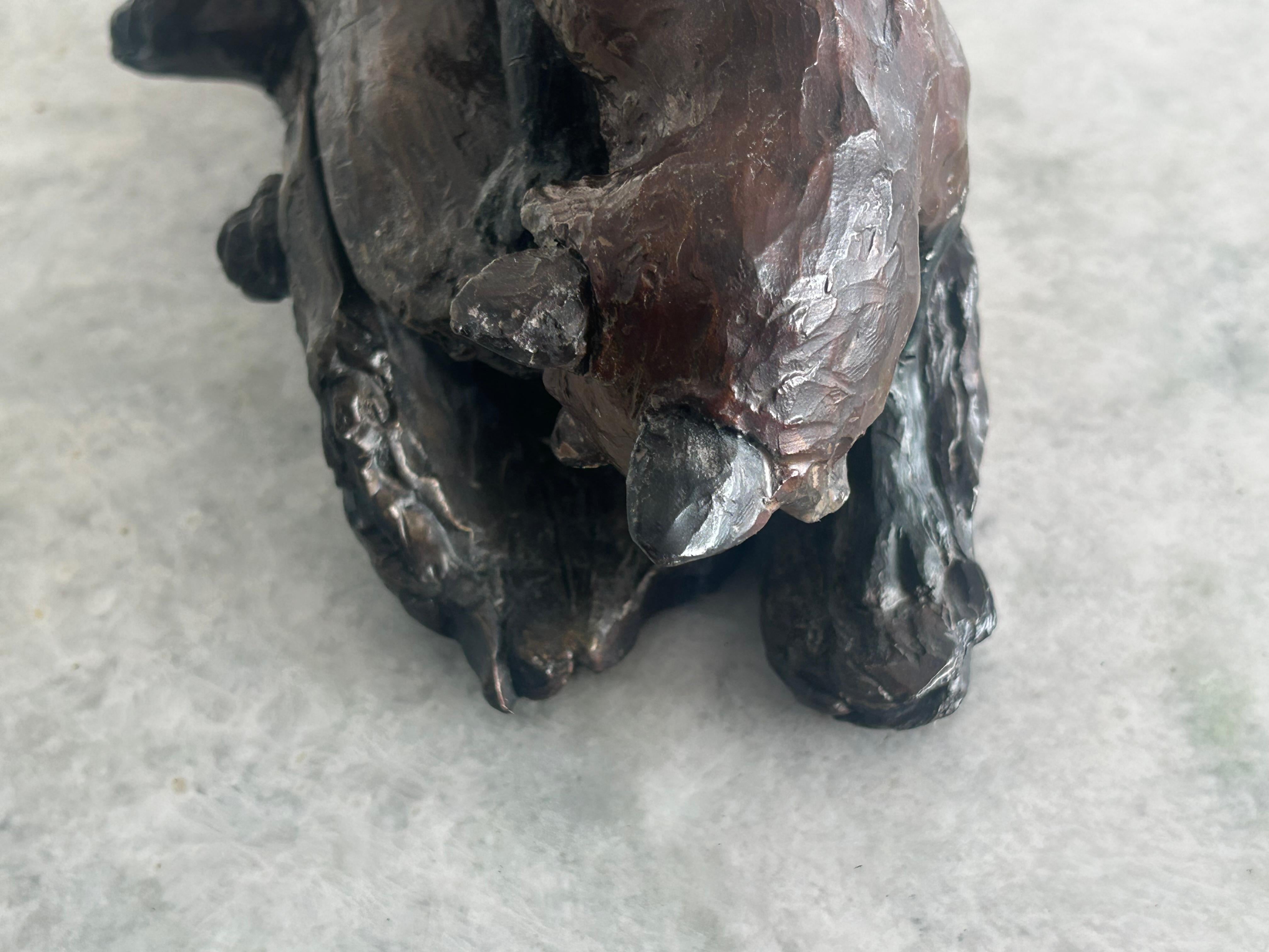 William H. Turner, Volpe e coniglio 1996 bronzo in vendita 6