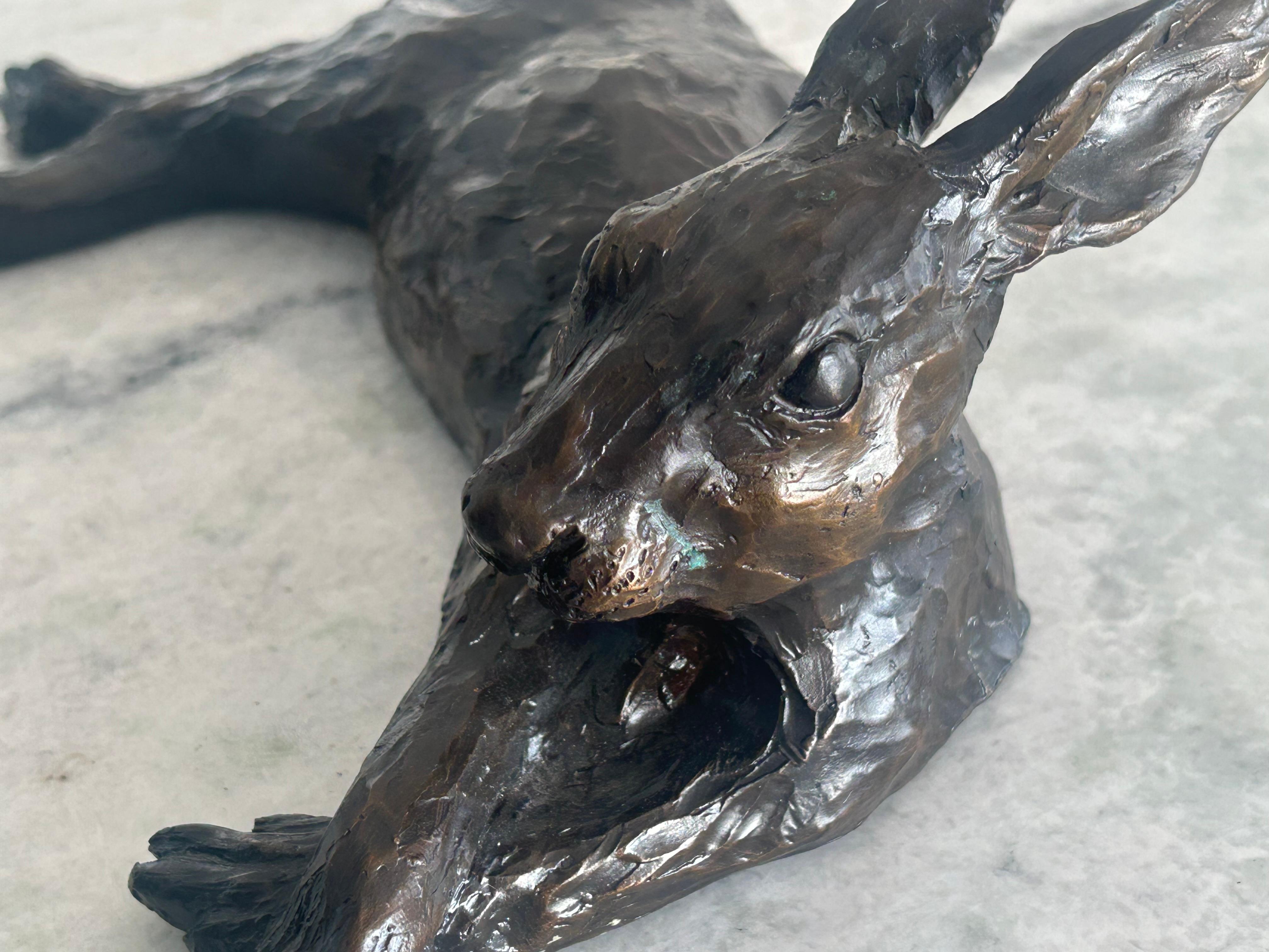 Bronzo William H. Turner grande coniglio in bronzo in vendita
