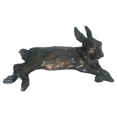 William Turner grand lapin en bronze