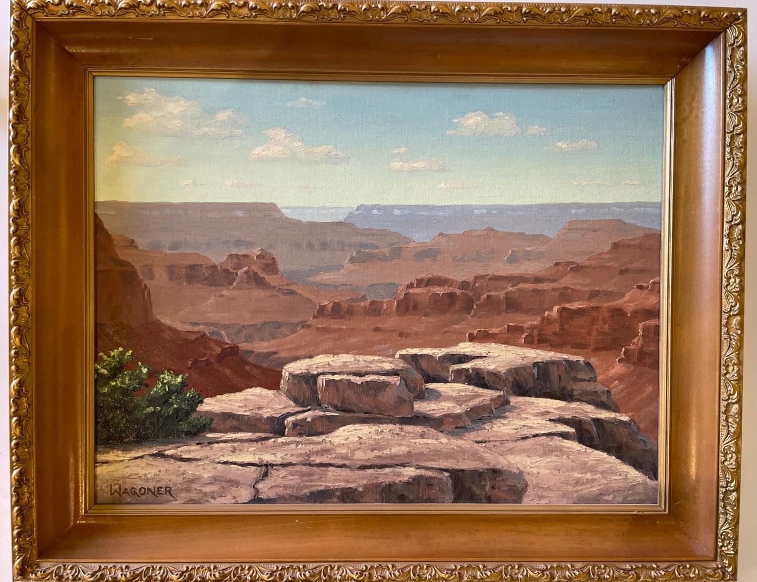 Landscape Painting William H. Wagoner - Sans titre (Grand Canyon A)