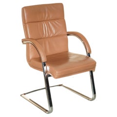 William Hands Canapé Orion Fauteuil de bureau capitaine en cuir Tan Brown