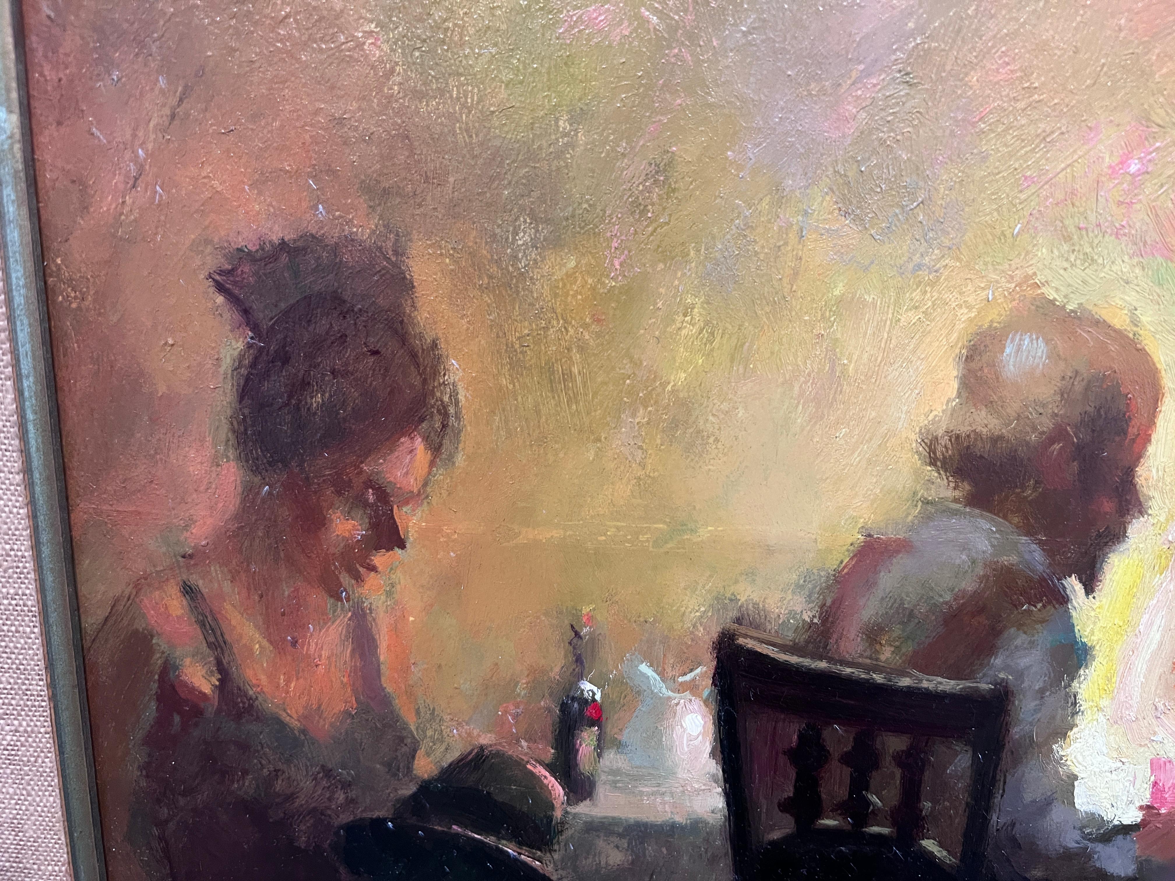 Óleo original firmado por William Harnden Impresionista estadounidense 1920-1983 en venta 9